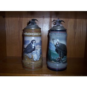 Budweiser Birds of Prey Steins Set